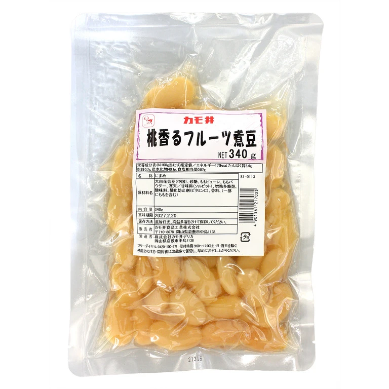 41483 桃香るフルーツ煮豆