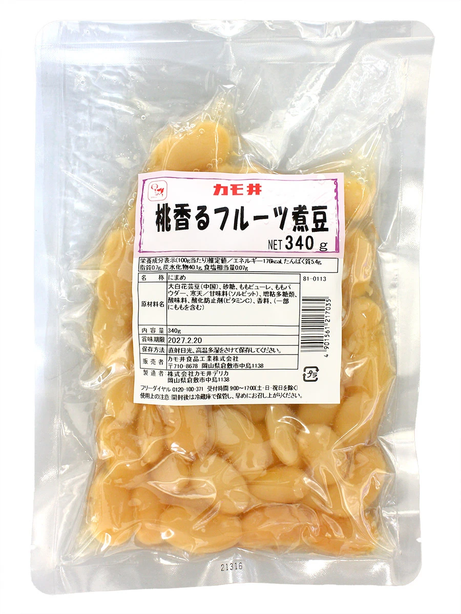 41483 桃香るフルーツ煮豆